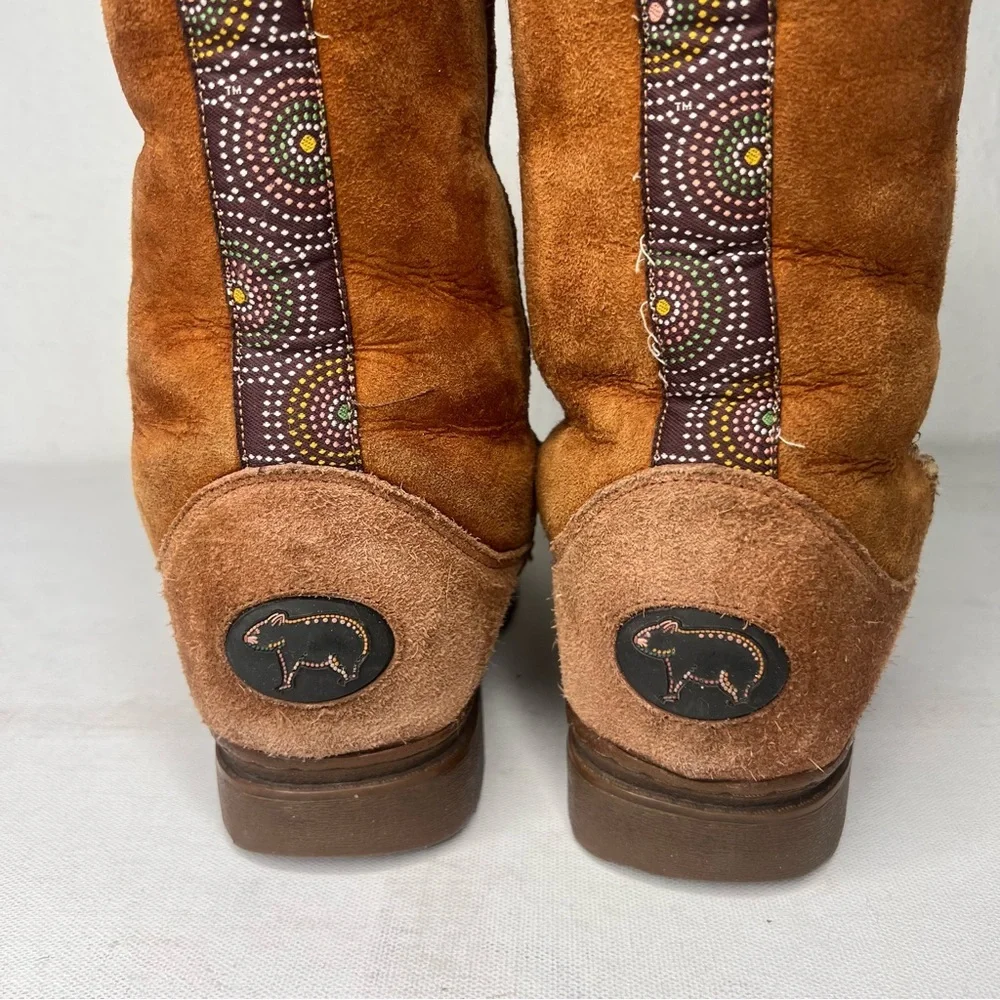 Warmbat Australia tan Sherpa mid calf boots